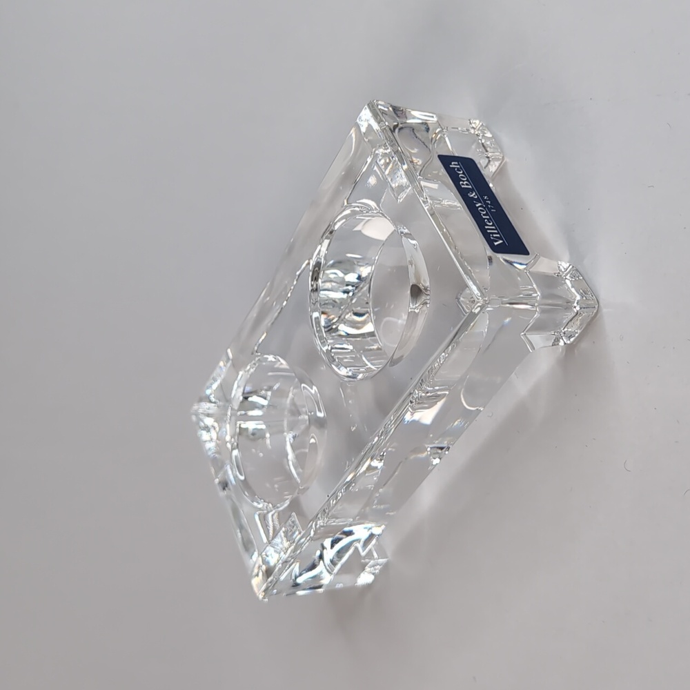 Villeroy & Boch Crystal Domino Double Votive and Tea Candle Holder